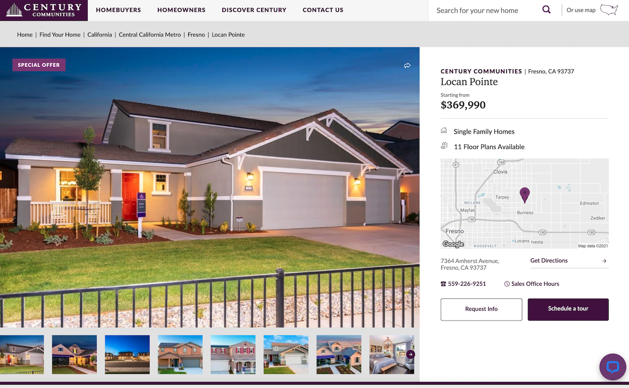 Century Communities Website 2