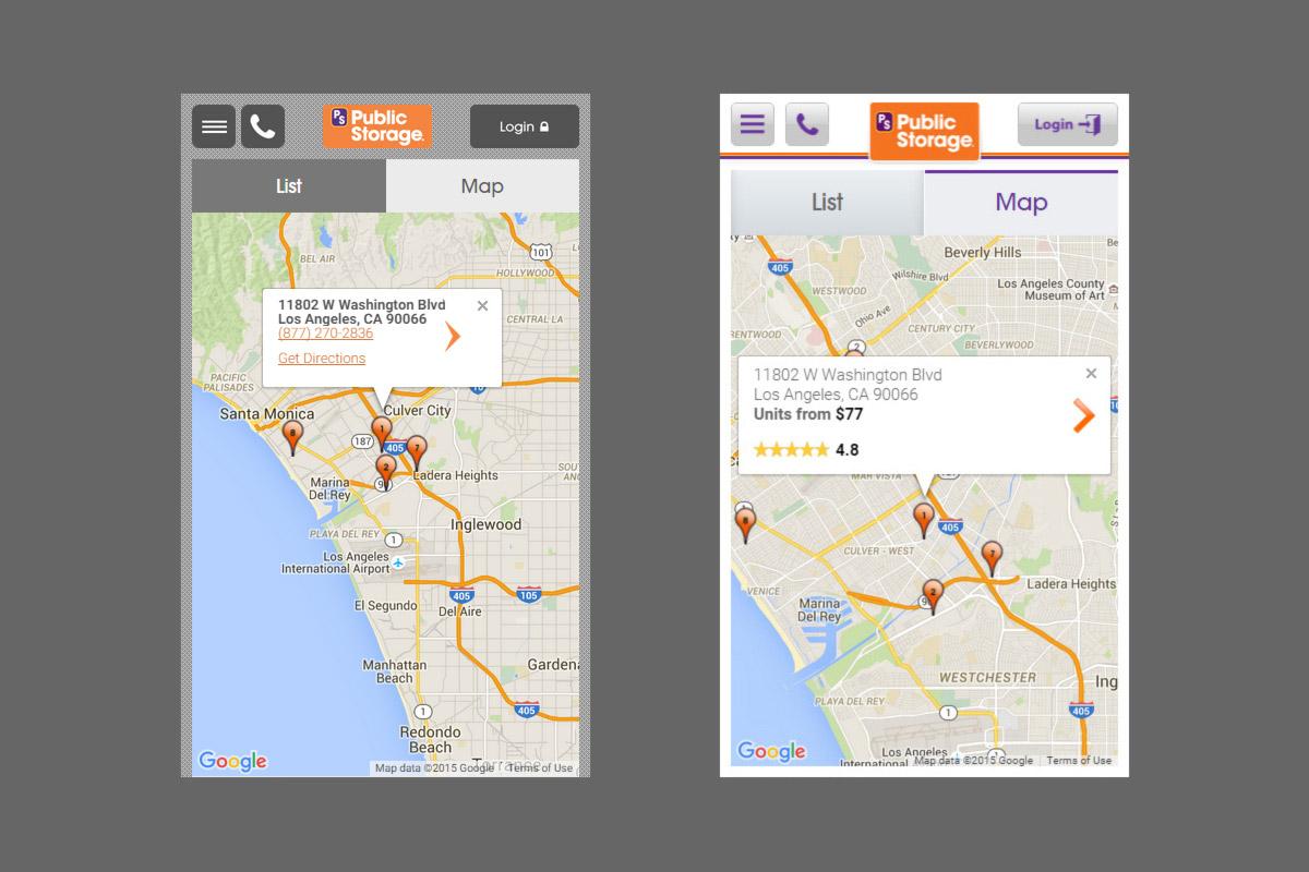 Public Storage Mobile Redesign 2