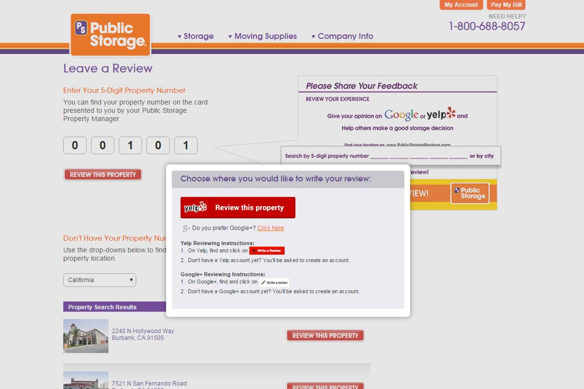 Public Storage Reviews Site 2