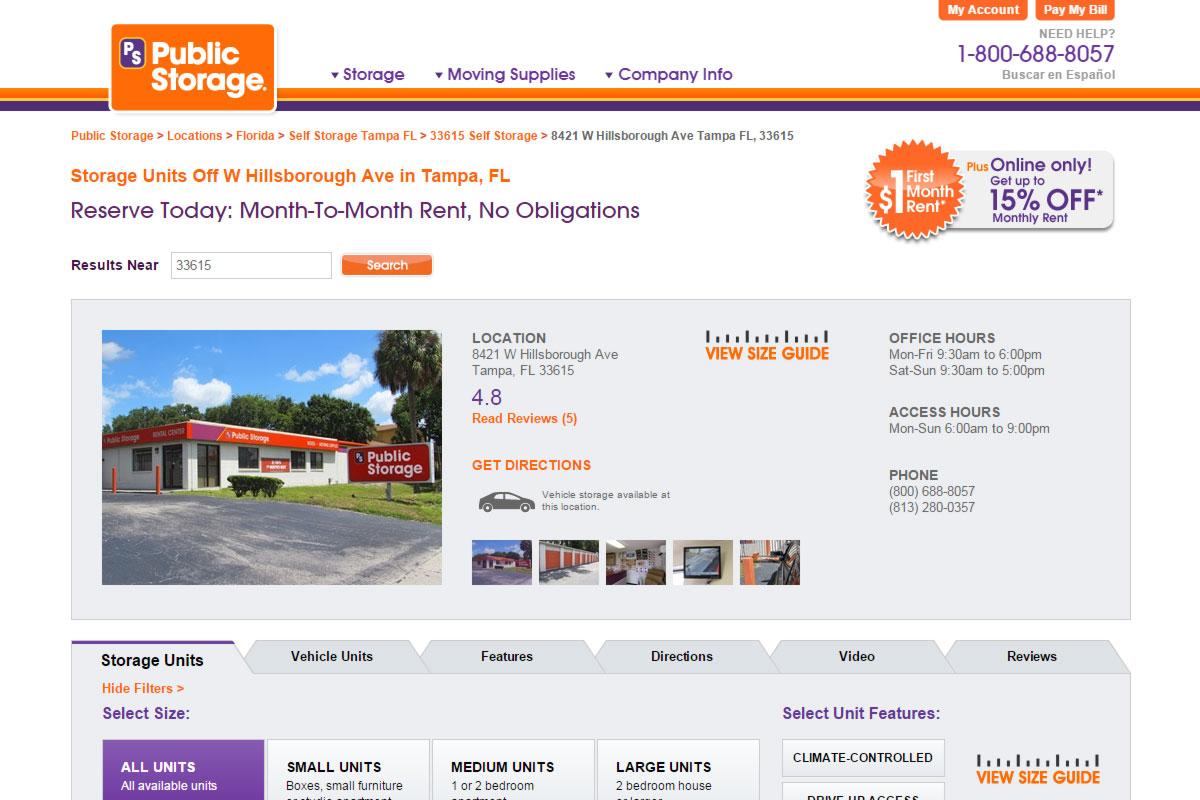 Public Storage Search Page 3