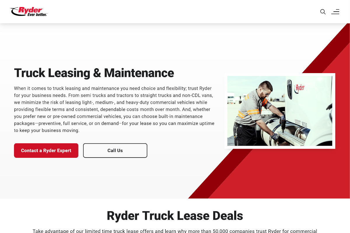 Ryder Website 3