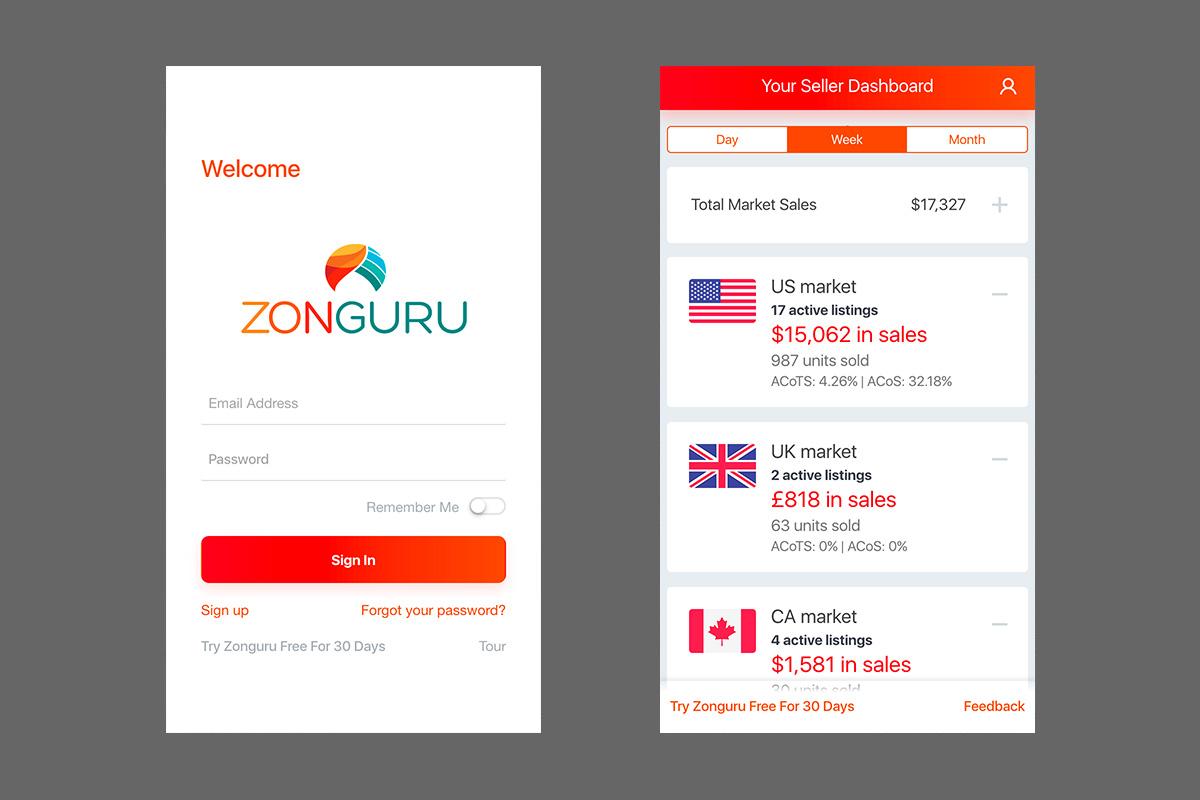 ZonGuru Amazon Seller App 1